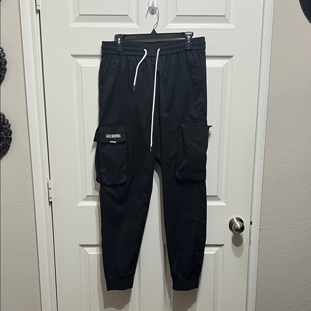 SHEIN Black Cargo Pants with Pockets